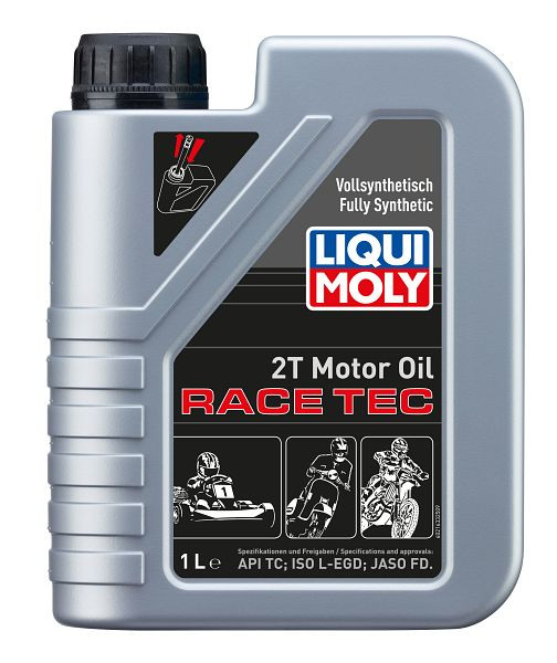 LIQUI MOLY Motoröl 2T Motoroil Race Tec, Kanister Kunststoff, VE: 1 Liter, 21633