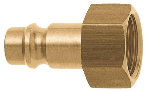 GEKA ESSK-Schlauchstecker, IG G 1/2" MS mit Sechskant, VE: 10 Stück, 62.5385