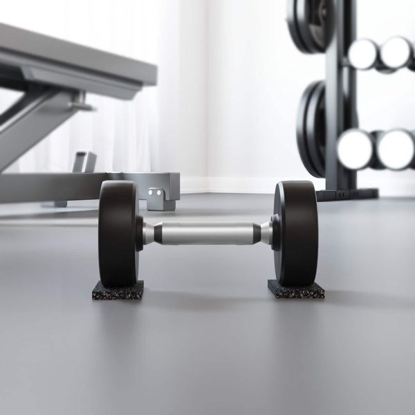 vidaXL Gummiwalze Schwarz 2000 x 10 x 0,8 cm Gummi, 42027288