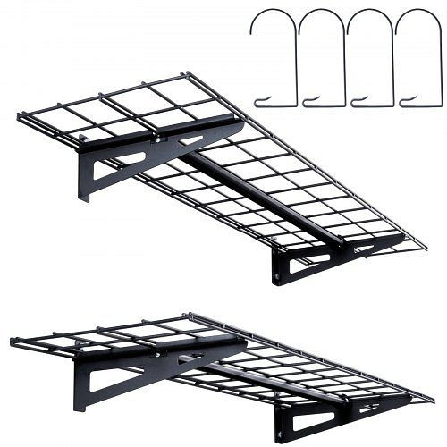 VEVOR 2 Stück 4x1 ft Garagen-Lagerregale zur Wandmontage, robuste Regale, QXCKGBDHSSC48L638V0