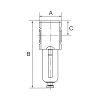 Vorschau: Riegler Mikrofilter »FUTURA«, Metallbehälter, Sichtrohr, BG 2, G 3/8, HA, 139510 Vorschau: Riegler Mikrofilter »FUTURA«, Metallbehälter, Sichtrohr, BG 2, G 3/8, HA, 139510