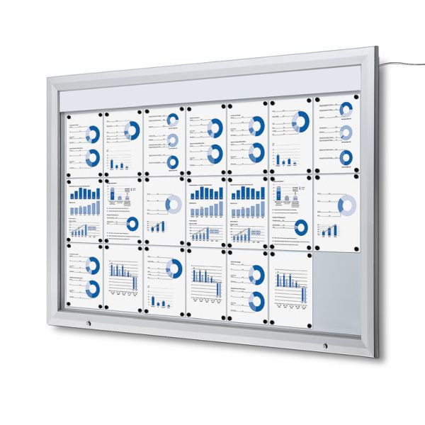Showdown Displays Schaukasten Außen LED (21xA4), SCT21xA4PHLED