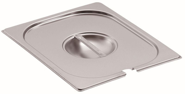 Bartscher Deckel 1/2GN, mit Löffelaussparung, A120626, 4016098101259
