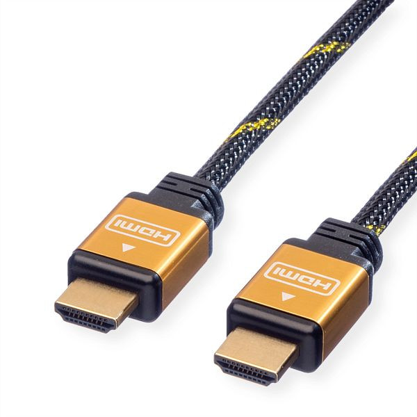 ROLINE GOLD HDMI High Speed Kabel, ST-ST, 5 m, 11.04.5565