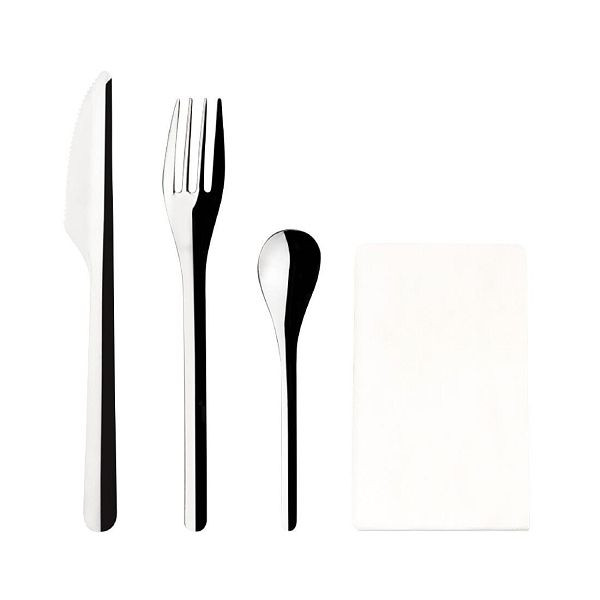 Comas Set Chuchillo Tenedor Einwegbesteck aus Edelstahl (50 Stück), DM275