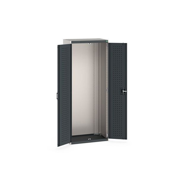 bott cubio Flügeltürschrank, BxTxH: 800x525x2000mm, RAL 7035/7016, Anthrazitgrau, 40012059.19V