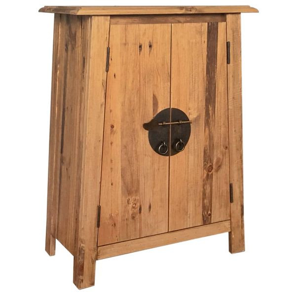 vidaXL Bad-Beistellschrank Massivholz Kiefer 59x32x80 cm, 246037