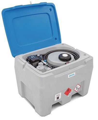 DENIOS Mobile Dieseltankstelle PolyMove PM 250 aus PE, 230 Volt Pumpe, 250 Liter Volumen, 214402
