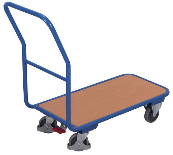 VARIOfit Magazinwagen, Ladefläche: 890 x 450 mm, RAL 5010 enzianblau, sw-450.801