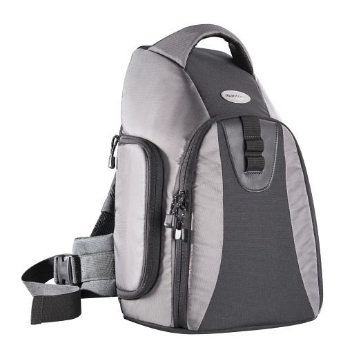 Mantona Fotorucksack Miami, passend für z.B. 1 SLR-Gehäuse, 2 Objektive und viel Zubehör, Außenmaße: ca. 23x17x39 cm, mit 4 Trennstegen, 1019948
