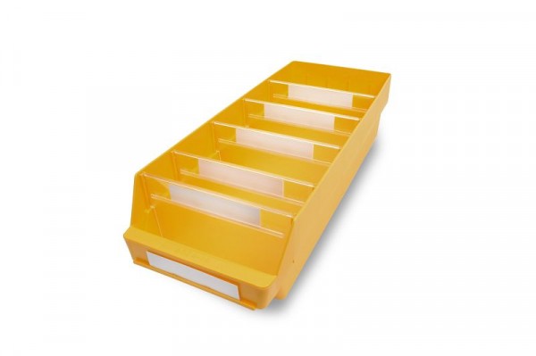 Stemo Lagerkasten 6024-15 gelb, Abmessungen (LxBxH): 600x240x150mm, VE: 10 Stück, 540604