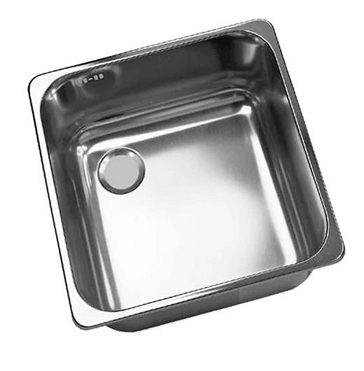 DREILICH Edelstahlverarbeitung Spülbecken 61XM/ 612 Spülbecken eckig, 356 x356mm, 3502180056