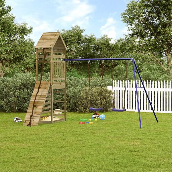 vidaXL Spielturm Imprägniertes Kiefernholz, Material: PP (Polypropylen), 3156927