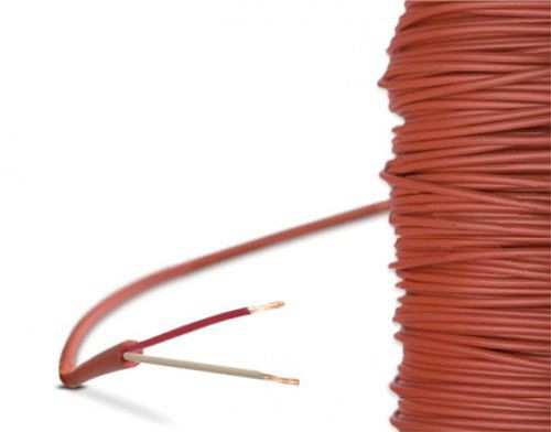 Environ Silikonleitung 2-Leiter -50°C bis +200°C, VE: 500 Meter, ENSIL500