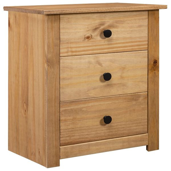 vidaXL Nachtschrank 46x40x57 cm Kiefernholz Panama, 282652