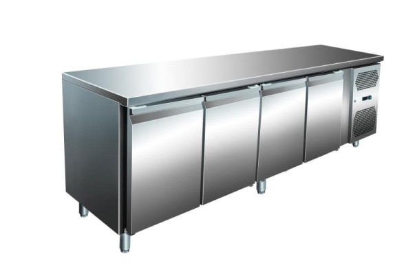 A&S Polarny VIP Kühltisch mit 3 Türen und Aufkantung -2 bis +8°C 1.795x700x860 mm, KT4-VIP