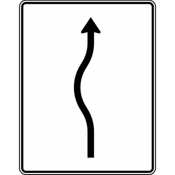 Stein HGS Verschwenkungstafel, kurze Verschwenkung ohne Gegenverkehr, einstreifig nach links, Nr. 513-10, RA2/Alform, ohne Entfernungsangabe, 1600x1250mm, 513-10-122