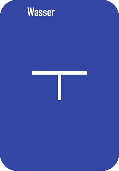 Moedel Wasser-Hinweisschild (B), Aluminium, 140x200 mm, 57272