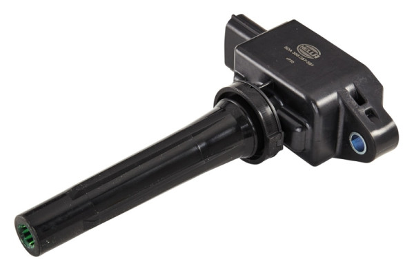 HELLA Zündspule, 4-polig, Kerzenschachtzündspule, geschraubt, 5DA 358 057-591