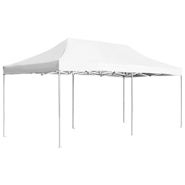 vidaXL Profi-Partyzelt Faltbar Aluminium 6x3 m Weiß, 45505