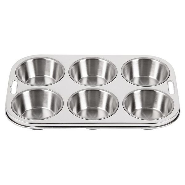 Vogue tiefes Muffinblech 6 Muffins, E714, 5050984045134