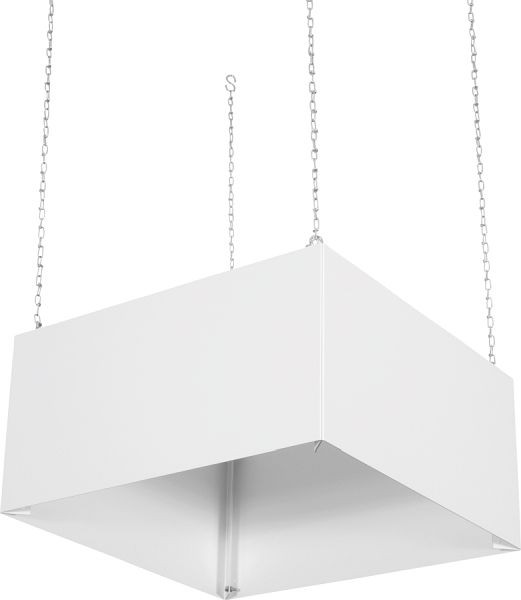 Moedel Deckenabhängung "QUADRO", 4-seitig, Aluminium, 400x200 mm, 101852