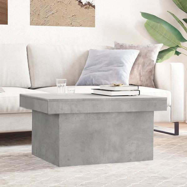 vidaXL Couchtisch Betongrau 100x55x40 cm Holzwerkstoff, 840873