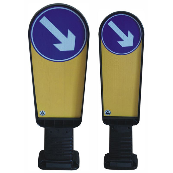 Stein HGS Flexibake für Verkehrsinsel, rechts- oder linksweisend, 1000 x 320 mm /linksweisend, 32965