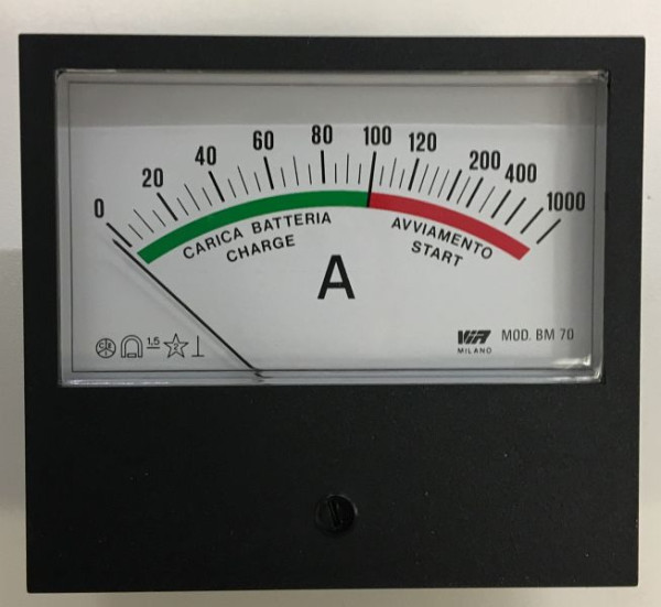 ELMAG Amperemeter 0-600 A, 95X85mm für für EUROSTART 1300, 9505356