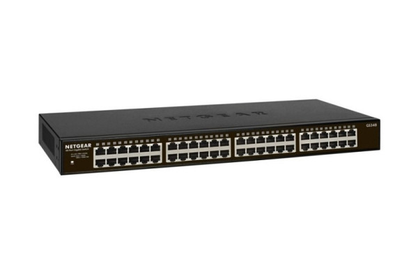 Netgear 48-Port Gb unmanaged Switch, GS348-100EUS, 606449120219