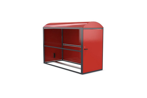 WSM Bike Box 2 Maxi Anbausatz mit Seitenwand, 1 Einstellplatz, 122000051