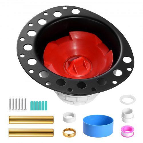 VEVOR PVC-Ablaufset für freistehende Badewannen, inkl. Adapter, kompatibel mit bodenmontierten & Inselbadewannen, DLSYGPSGPVCTF565AV0