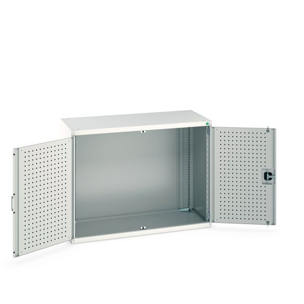 bott cubio Flügeltürschrank, BxTxH: 1300x650x1000mm, RAL 7035, Lichtgrau, 40022013.16V