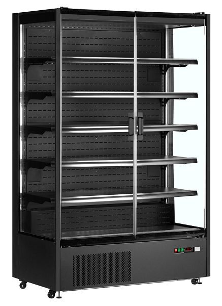 NordCap Wandkühlregal WKU 1250 schwarz, 435891250, 4063377195331