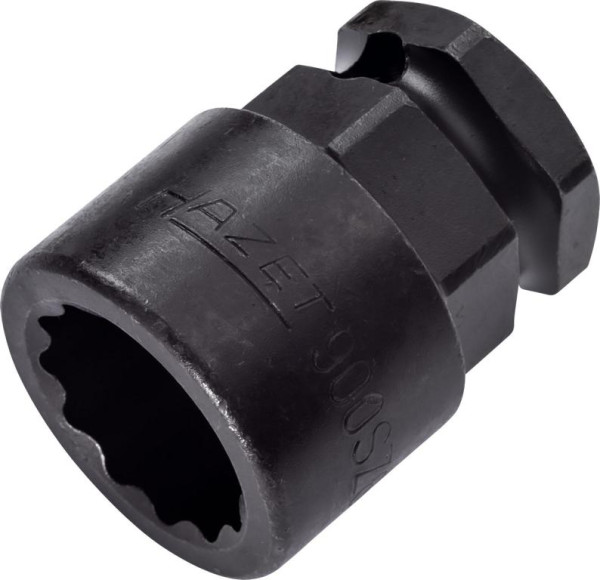 Hazet Schlag-, Maschinenschrauber Steckschlüsseleinsatz, Doppelsechskant, Vierkant hohl 12,5 mm, Außen-Sechskant 24 mm, 19 mm, 900SZ6-19