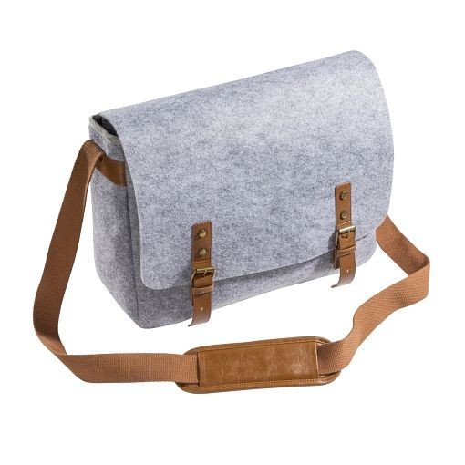 Mantona Messenger Kameratasche aus Filz, 1021973, 4056929219739