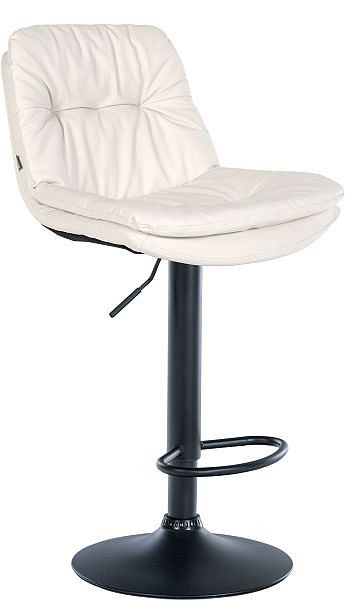 CLP Barhocker Laurel Kunstleder schwarz, weiß, 323917