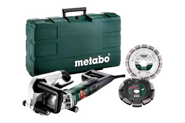 metabo Mauernutfräse MFE 40 Kunststoffkoffer, inkl. Diamantfrässcheibe, 604040900