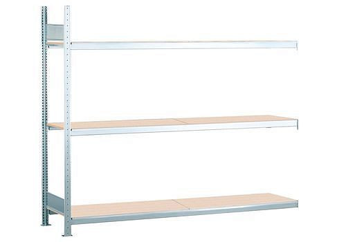 Schulte Weitspannregal mit Spanplatten, Anbaufeld, 3 Lagerebenen, Fachbreite 1500 mm, 1506 x 436 x 2000 mm, 278923