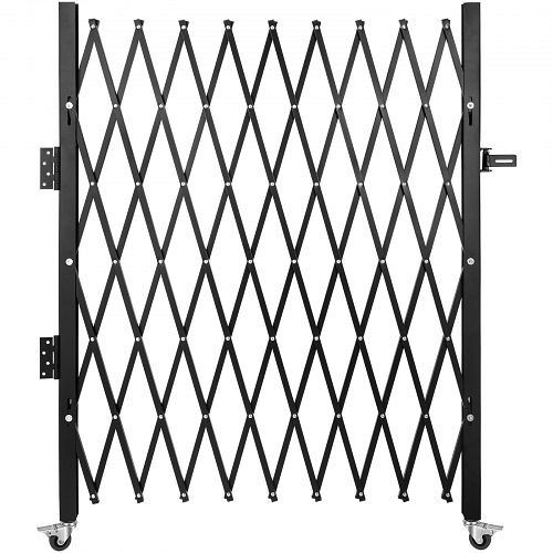VEVOR Einzelnes Sicherheitstor, Falttürtor, Akkordeon-Sicherheitstor aus Stahl, 50 x 75 Zoll Erweiterbares Sicherheitstor, SSFDMDM1.8X1.22M1V0