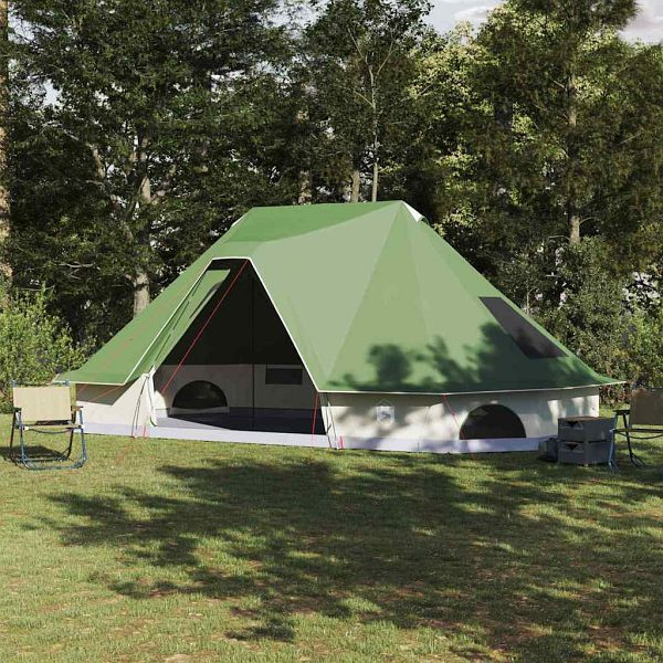 vidaXL Familien-Tipi-Zelt mit Dach Grün 680 x 430 x 270 cm, 42000960