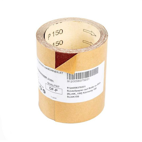 Holzmann Schleifpapier auf Rolle zu 5m K150, SLWK150