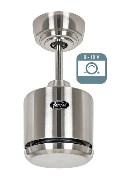 CasaFan Deckenventilator ECO NEO III Chrom gebürstet 0 - 10 V ohne Flügel, 4132421