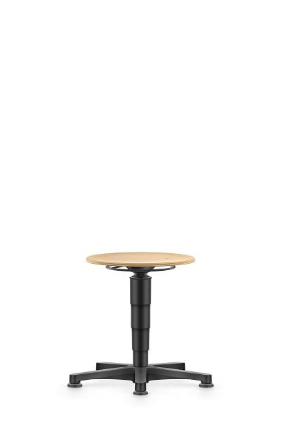 bimos Allround Hocker mit Gleiter, Holz, Sitzhöhe 450-650 mm, 9460-3000