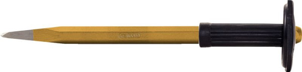 KS Tools Spitzmeißel mit Handschutzgriff, 8-kant, 20x500mm, 162.0246