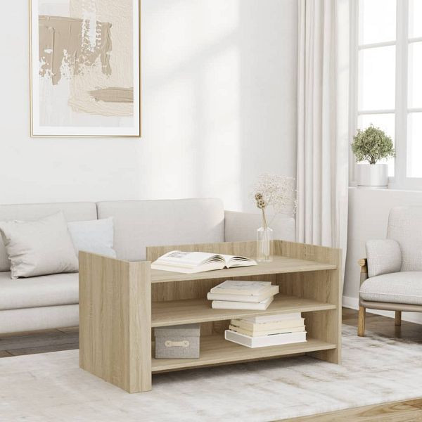 vidaXL Couchtisch Sonoma-Eiche 100x50x50 cm Holzwerkstoff, 848348