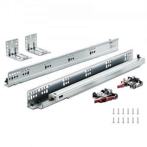 VEVOR 6x Schubladenschienen 467 x 61 x 54 mm Auszugsschienen 45,4 kg(Statisch)/36,3 kg(Dynamisch), DZYZSCTHG100X2OPKV0