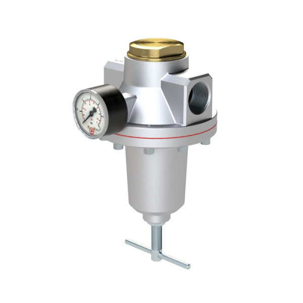 Riegler Konstant-Druckregler inklusive Manometer, BG 4, G 3/4, 0,1 - 3 bar, 147513