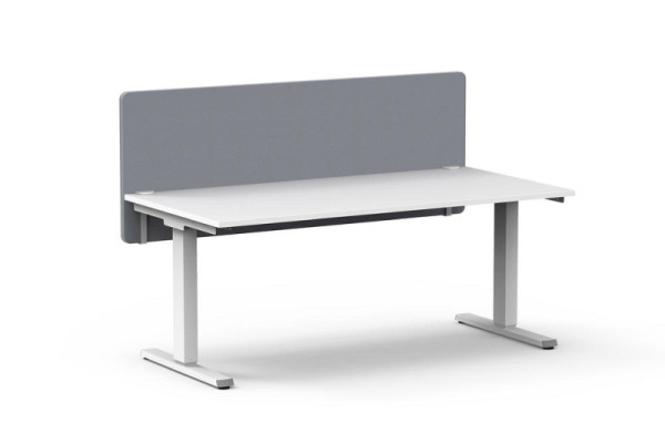 Deskin Tischtrennwand LUNA Board, Schwarz, 800 x 600 mm, 331621