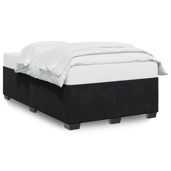 vidaXL Bettgestell Schwarz 120x200 cm Samt, 3284627, 8721102695094
